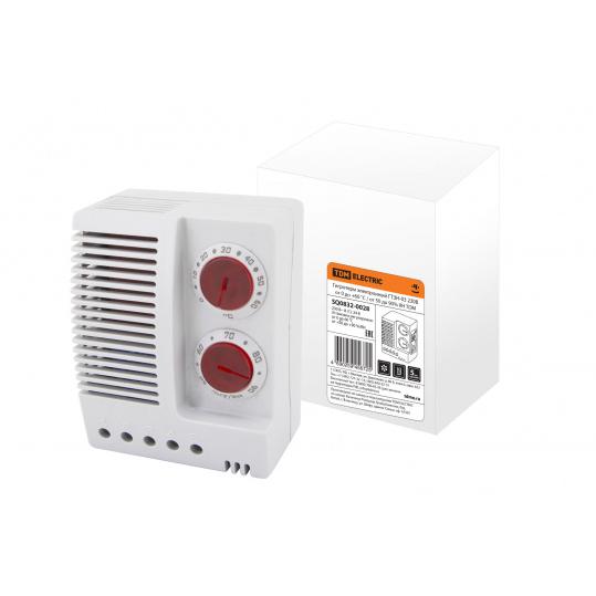 Гигротерм электронный ГТЭН-03 230В от 0 до +60 °C / от 50 до 90% RH TDM