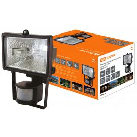 Прожектор ИО500Д (детектор) галоген.черный IP54 TDM