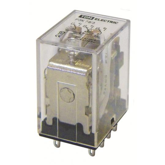 Реле РЭК78/3 с инд. 5А  12В DC TDM