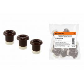 Керамический проходной изолятор для провода  «ЭКО» бук (10шт) TDM