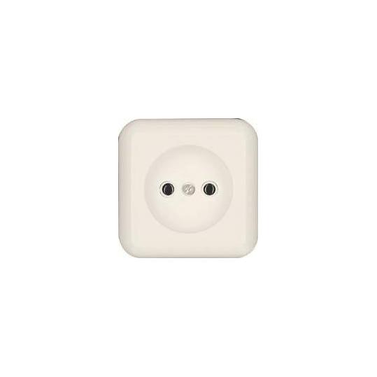 Розетка откр/уст 1-мест. без заземления 10А слоновая кость РА 10-164М "Прима" (Schneider Electric)