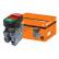 Кнопка двойная MPD3-11R (зеленая/красная) (LED) в сборе d22мм/220В (ON/OFF)  линза красная TDM