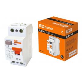 УЗО ВД1-63 2Р 63А 100мА TDM