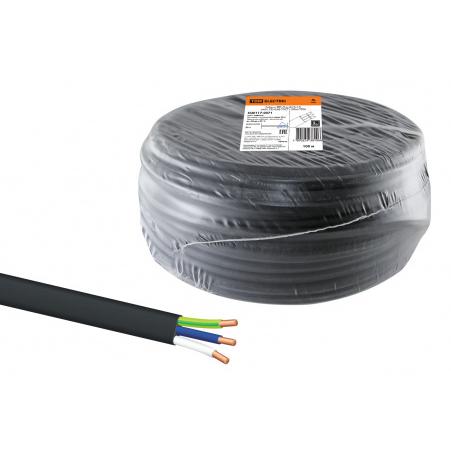 ВВГ-Пнг(А) 3 х 1,5 ок(N, PE)-0,66 ГОСТ (100м) TDM